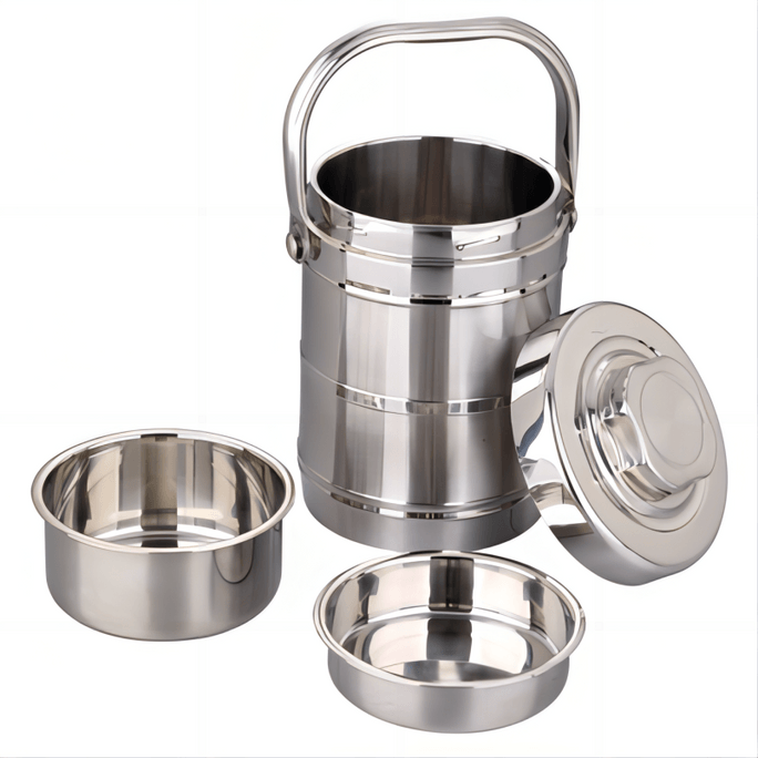 Qing Exhibition 2.0L Straight Double Layer Insulated Pot