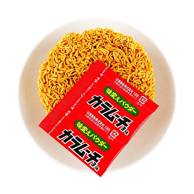 NISSIN 0 Second Chicken Ramen Karamucho Flavor With Powder, 2.82