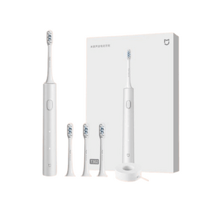 [중국 직배송] 샤오미 미지아 소닉 전동칫솔 T302 충전식 자동 남녀 학생 커플용 T302-플라워 실버 1개입