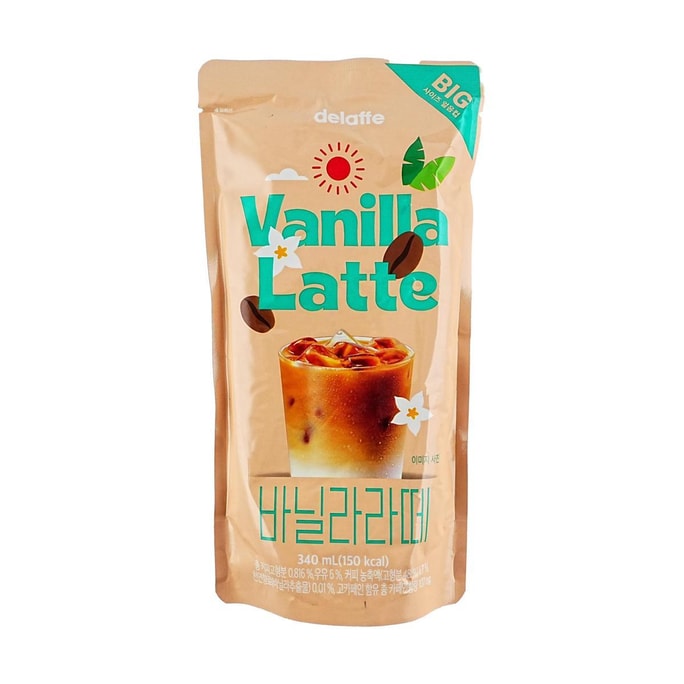 Vanilla Latte Coffee Drink 11.49 fl oz【Korea Trendy】