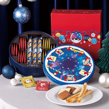 Assorted Cookies Gift Box ,Tomte Christmas Limited Edition Tin,28 Pieces【Dessert Gift Set】