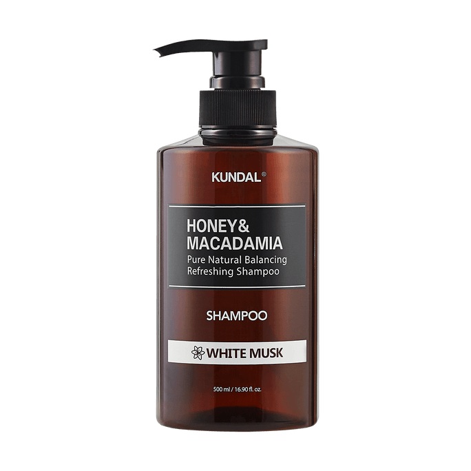 Honey & Macademia Hydro-Intensive Protein Premium Nature Shampoo 500ml #White Musk