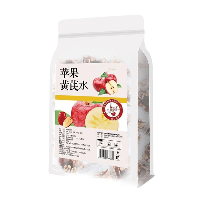 【中國直郵】蘋果黃耆水茶包果茶女神素顏水紅棗枸杞女生泡水喝的養生花果茶包80g*1袋