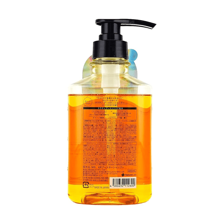 日本MY BOOSTARS 角蛋白强韧修护洗发水 滋养柔顺改善毛躁 400ml 3