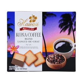 Kona Coffe Blend Langue De Chat Cookie Gift Box 3.2  [Dessert Gift Set]