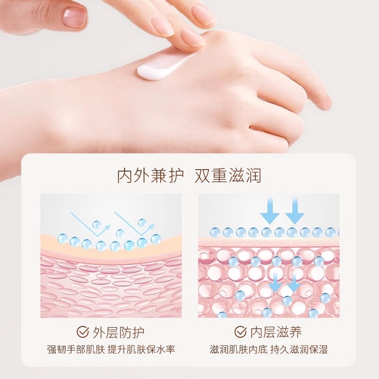 桃の花ミニマリスト保湿エッセンスハンドクリーム【限定4点セット】：ウードウッド、イチジク、フローラル、クレンジングの香り【保湿効果は長時間持続しません。】 5