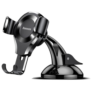 Gravity Car Phone Holder Sucker Suction Cup Mount Black