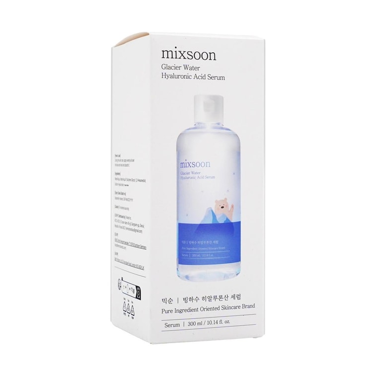 Glacier Water Hyaluronic Acid Serum Soothing Hydrating Clean Beauty Sensitive Skin, 10.15 fl oz [ENHYPEN's Pick] 6