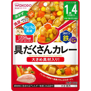 Wakodo BIG Size Goo Goo Kitchen Hearty Curry [100g]