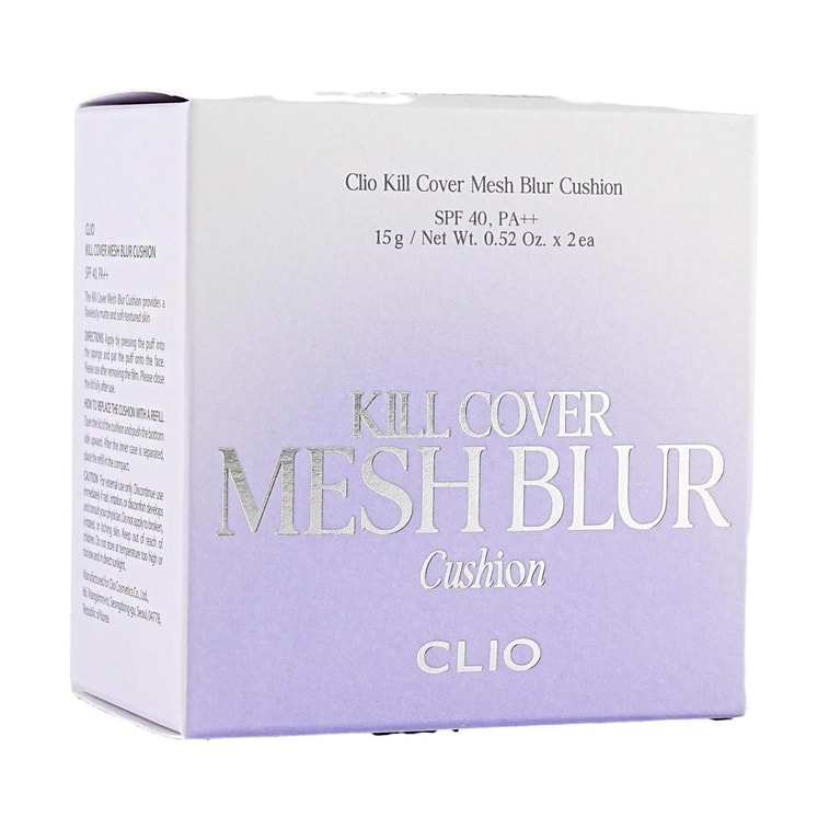 Kill Cover Mesh Blur Essential Cushion Fundation, SPF40 / PA++, with Refill, #21N Linen【An Yujin's Pick】 17