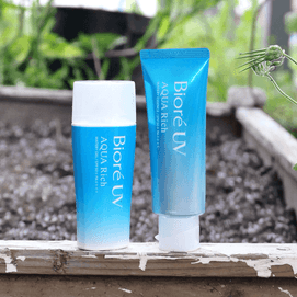 Biore UV Aqua Rich Watery Sunscreen GEL,Blue Bottle Sunscream SPF50+/PA++++, 2.4 fl oz