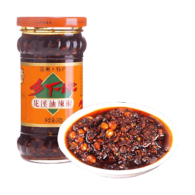 Huaxi Piment à l'Huile 9.88oz【Spécialité du Guizhou】【Épicé et Croustillant】