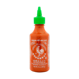 Sriracha Hot Chili Sauce , 9 oz【Low-Calorie Salad Dressing】