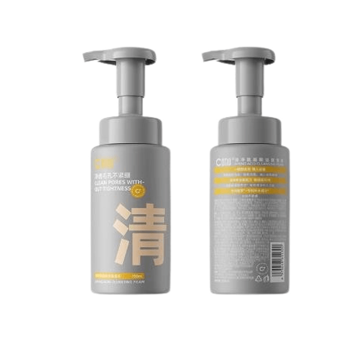 Amino Acid Cleansing Foam Mousse Cleanser For Men And Women Gentle Cleansing Sensitive Muscles 150Ml/ Bottle
