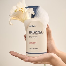 Rich Soymilk Body Wash Mellow Vanilla Gentle Cleansing Moisturizing, 16.9 fl oz