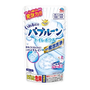 EARTH Raku-Happy Pour-in Bubbloon Toilet Bowl Cleaner 160g