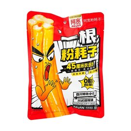 白家陈记 阿宽 一根粉耗子 甜辣味 228g【速食土豆粉空心粉条】【45CM超长】