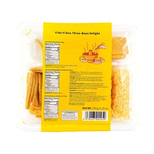 一稞一豆 素杂锦【响铃卷+火锅豆皮+免泡原浆腐竹】【豆制品三拼组合】