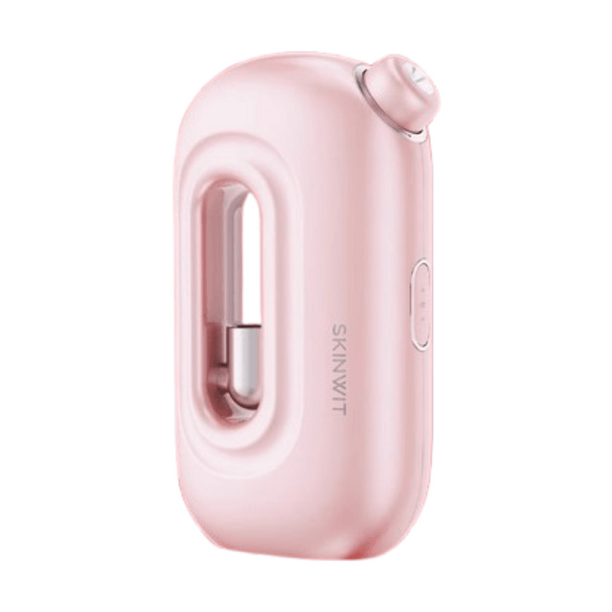 MyoWise Hydrometer Oxygen Injector Handheld Facial Steamer Face Beauty Instrument Pink Upgraded Single Instrument 1 pc.