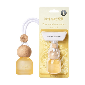 Car Perfume #Pear Wood & Osmanthus Air Freshener Indoor Bathroom Floral & Fruity Scents Green Pear Buddha's Hand Mint Golden Osmanthus White Peony Lily Of The Valley Sandalwood Cedar Amber 8ML