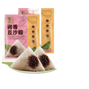 五芳斋 润香豆沙粽 端午应节食品 传统浙江特产 100g*2