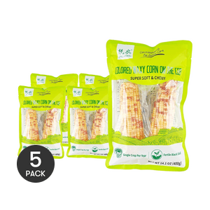 兢农 花糯玉米 2根装 400g*5【5份装】【高纤低卡粗粮代餐】