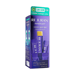 韩国REJURAN丽珠兰 INNER DOT DNA亮泽果冻 15g*16条 【PDRN三文鱼DNA】【低分子鱼胶原蛋白】