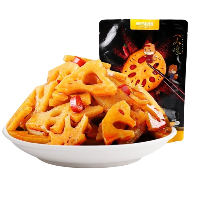 Crispy Lotus Root Slices Black Duck Flavor 150g