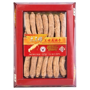 Wisconsin American Ginseng Extra Large Long Roots (8 oz)