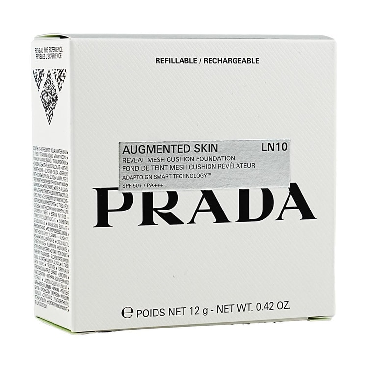 新品　PRADA AUGMENTED SKIN LN10 12g PRADA Nylon Cushion Compact Foundation, Reveal Mesh Cushion