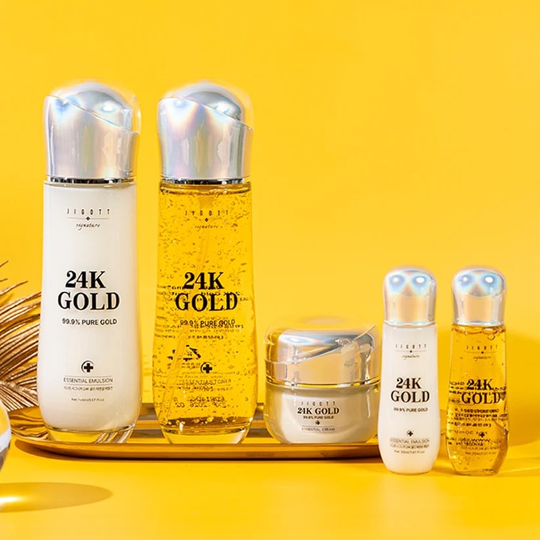 韓國 吉高特 24K黃金煥發護膚三件組 清爽保濕帶來柔潤光澤體驗 4