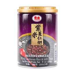 台湾泰山 紫米薏仁粥 养生杂粮谷物即食早餐粥 255g