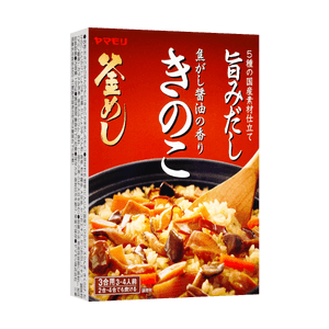 Yamamori fragrant mushroom kamameshi with burnt soy sauce for 3-4 people  195g