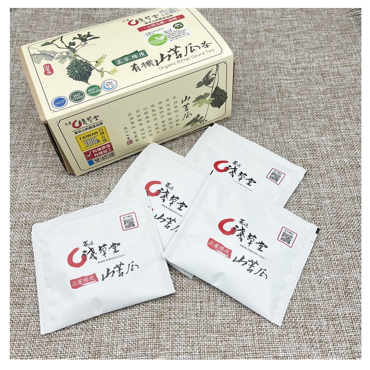 【台湾直送】センソウタン オーガニックゴーヤティーバッグ 3g×12袋 3