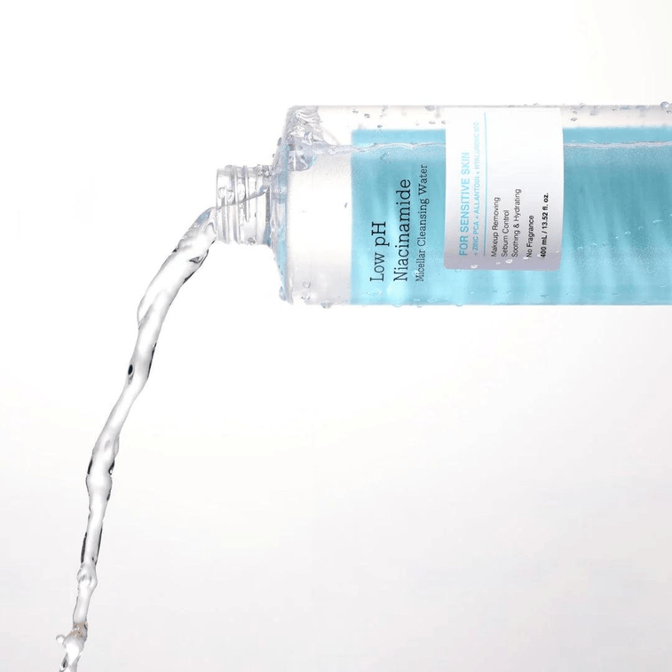 Low PH Niacinamide Micellar Cleansing Water 400ml 3