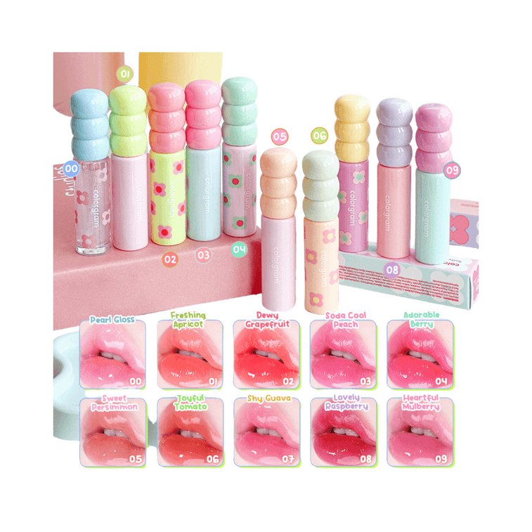 컬러그램 프루트 글래스 립글로스 (한국) - 14가지 색상, 14호: 멜랑콜리 리치 4