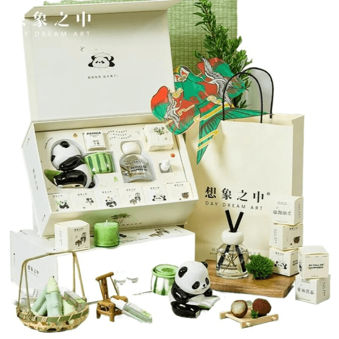 Panda Cultural And Creative Scented Candle Gift Box *1 Box