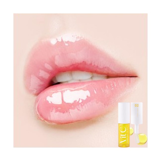 泰国CATHY DOLL 维生素C丰润唇油 舒缓抗炎 滋润保湿 抗氧提亮 2.4g #02 LOVELY LEMON 王嘉尔同款