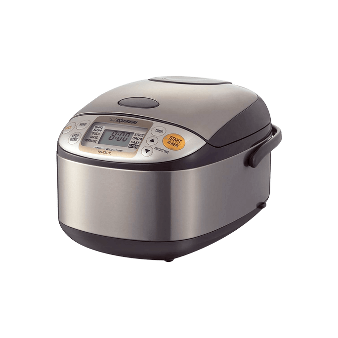 【Low Price Guarantee】Micom Rice Cooker Warmer with Steaming Basket 1L, 5.5 Cups, NS-TSC10, 120 Volts