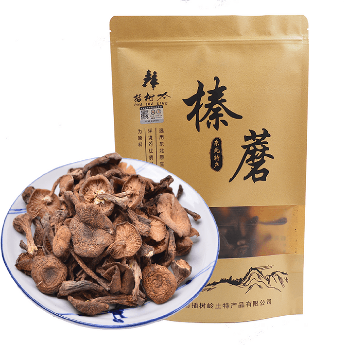 【中国直送】茶樹林 有機ハシバミ茸の鶏肉煮込み 150g 長白山特産品