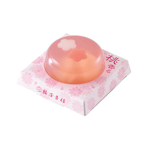 Kyoto Tsuruya Yoshinobu Sakura White Peach Jelly (1 piece)