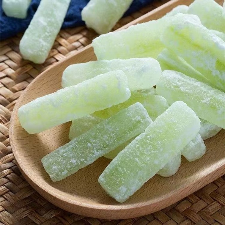 Authentic Winter Melon Candy Strips 200g, Slightly Sweet Traditional Preserved Fruit Snack 6
