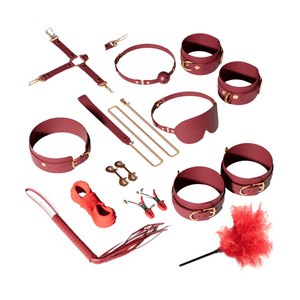 12 Pack SM Prop Set High-End Women's Bondage Nipple Clip Couple Flirtation Toy Couple Bondage Set Adult Sex Toys