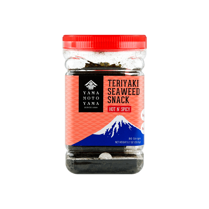 Crispy Seaweed Snack, Hot and Spicy Teriyaki Flavor, 0.73 oz
