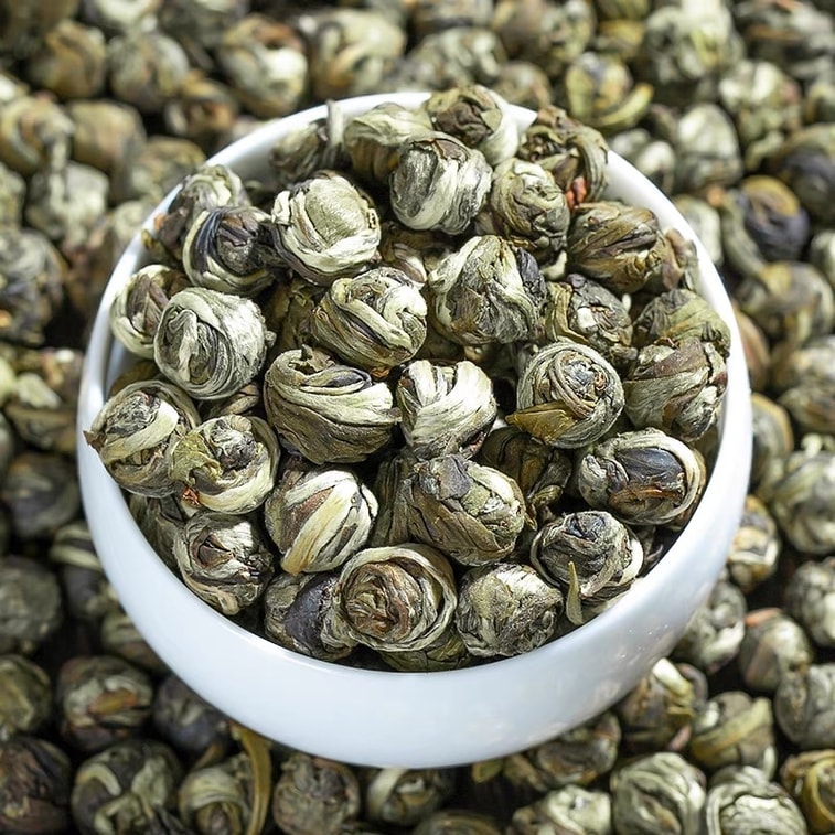 Jasmine Dragon Ball Jasmine Tea Special Flavor New Tea Hydrangea gift box 500g/ barrel 3