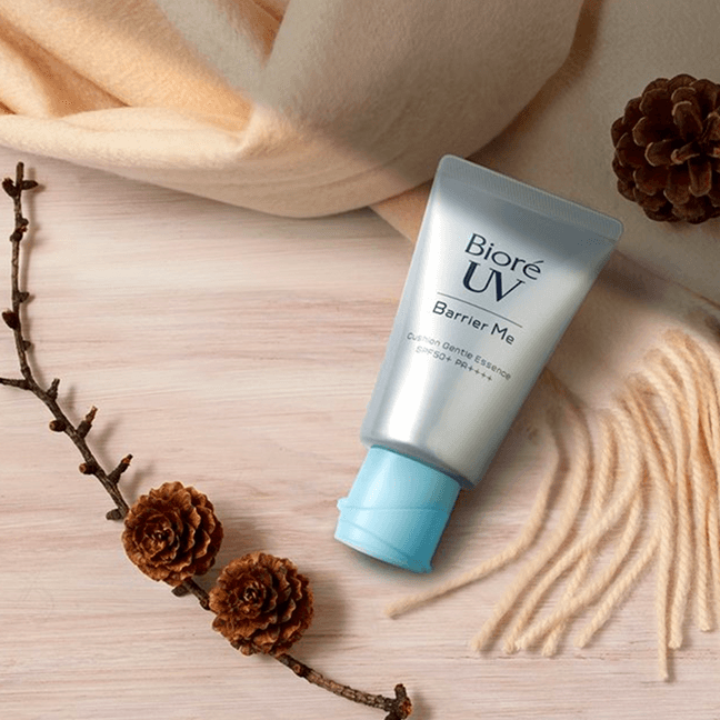 Biore UV Barrier Me Cushion Gentle Essence Sunscreen 60g SPF50+ PA++++