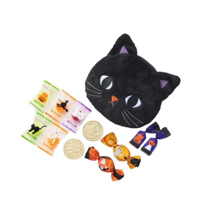 【日本直送】モロゾフ ハロウィン限定 黒猫チョコレートキャンディバッグ(11個入り)
