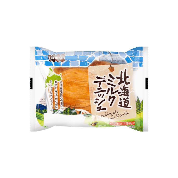 日本Panex 久保KOUBO天然酵母丹麥麵包 北海道牛奶風味 2.36oz