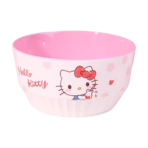 Sweet Hello Kitty Melamine Tableware Dual-color Rice Bowl 400ml , 1 piece