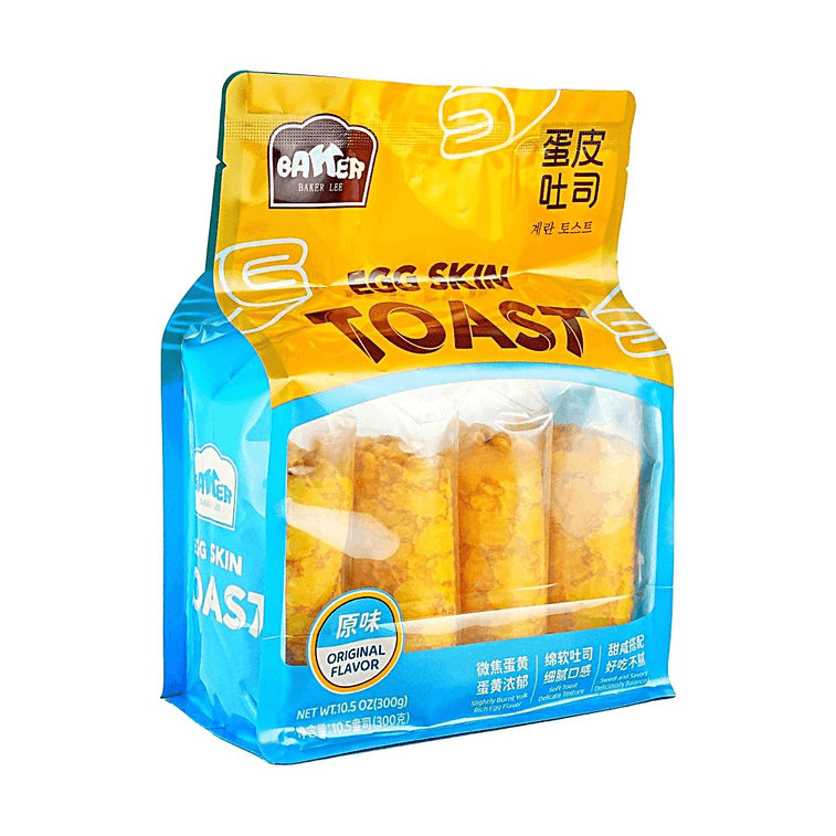 BAKER LEE 手工蛋皮吐司 原味 300g【煎烤蛋皮+綿軟吐司 超絕搭配】【營養早餐麵包】 6